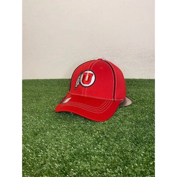 Utah Utes hat cap strap back new red mens unisex lightweight football - Picture 3 of 8